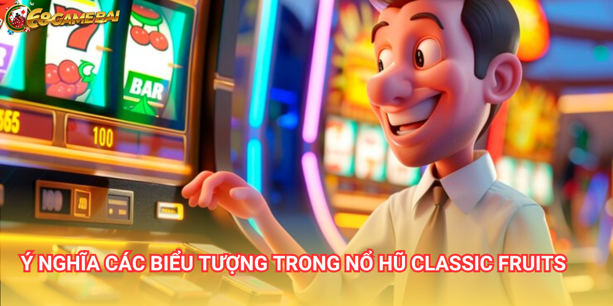 Nắm rõ ý nghĩa các biểu tượng trong nổ hũ Classic Fruits sẽ giúp người chơi quản lý tốt dòng tiền thắng cược